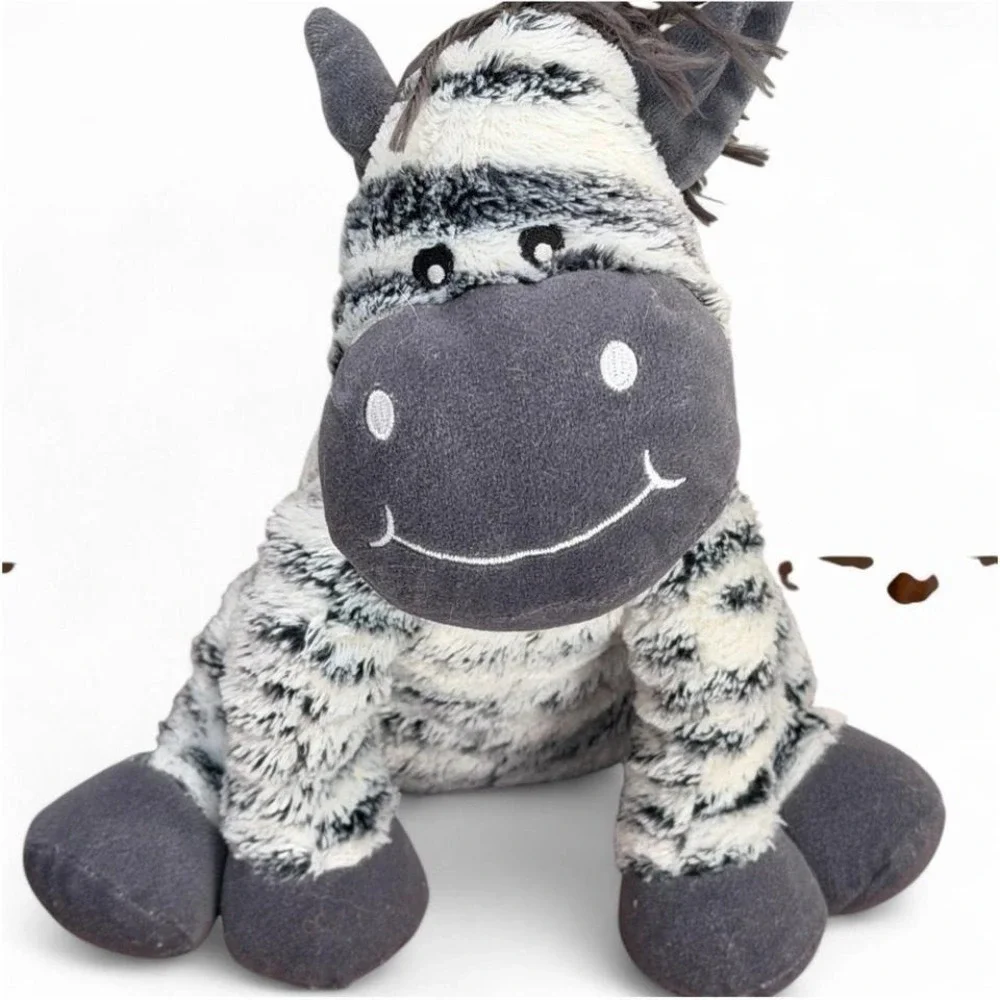 Squishmallow Koala Baby Zebra Plush‎ Stuffed Animal Gray White Soft Baby Toy 10